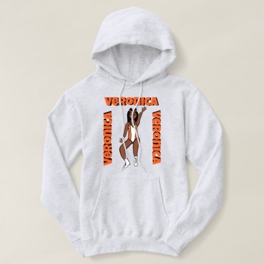 Vonk U Hoodie Sinaasappel #2 (Design voorkant)