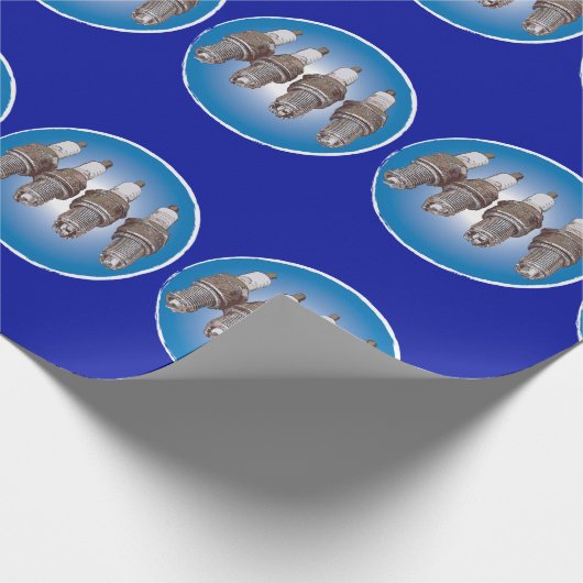 Vonkbougies van de motor cadeaupapier (Hoek)