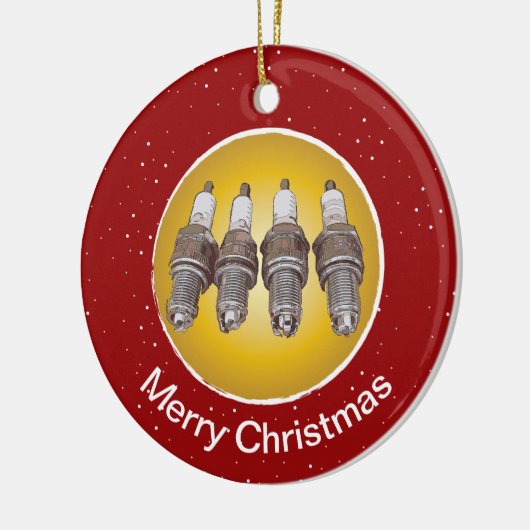 Vonkbougies van de motor keramisch ornament (Links)