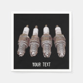 Vonkbougies van de motor servet (Voorkant)