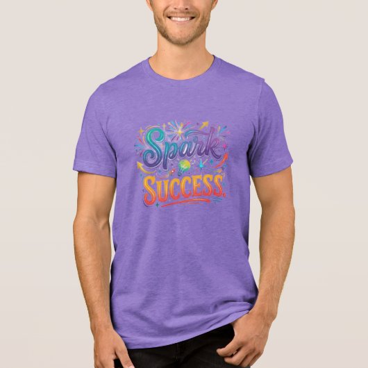 Vonken van Succes Tri-Blend Shirt (Voorkant)