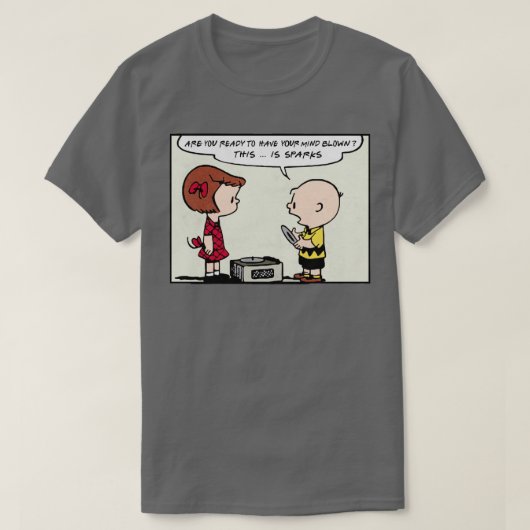 Vonken Vinyl Fan Art Design T-shirt (Design voorkant)
