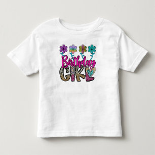 Vonkende Verjaardagsmeisje Kinder Shirts