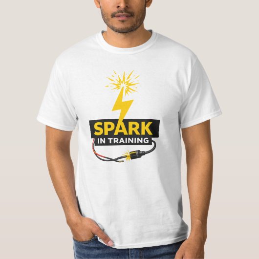 Vonktekenaar Elekricien Overhemd T-shirt (Voorkant)
