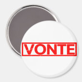 Vonte Stamp Magneet (Voorkant / Achterkant)