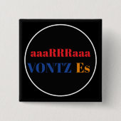 Vontz Es Knop Vierkante Button 5,1 Cm (Voorkant)