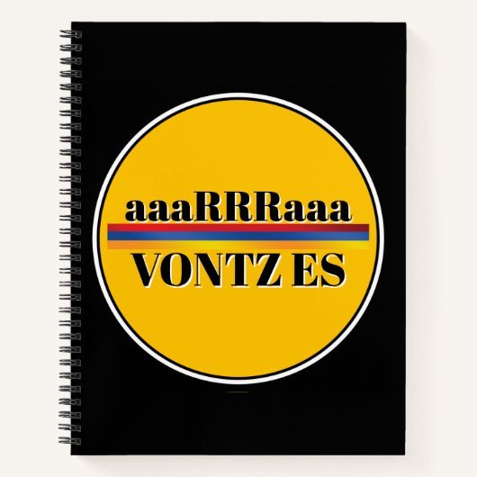 Vontz Es Notitieboek  (Voorkant)