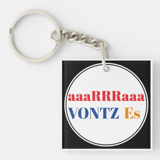 Vontz Es Sleutelhanger (voorkant)