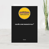 Vontz Es Wenskaart Kaart (Achterkant)