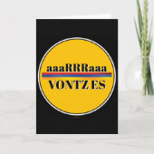 Vontz Es Wenskaart Kaart (Voorkant)