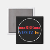 Vontz is een magneet (Voorkant / Achterkant)