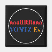 Vontz is een magneet (Voorkant)