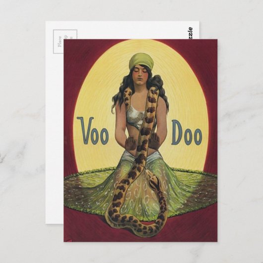 Voo Doo Briefkaart (Voorkant / Achterkant)