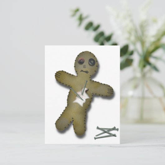 Voo Doo Doll - Interactief Briefkaart (Staand voorkant)