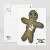 Voo Doo Doll - Interactief Briefkaart (Voorkant / Achterkant)