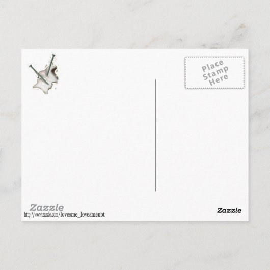 Voo Doo Doll - Interactief Briefkaart (Achterkant)