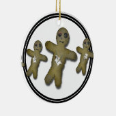 Voo Doo Doll Row Keramisch Ornament (Rechts)