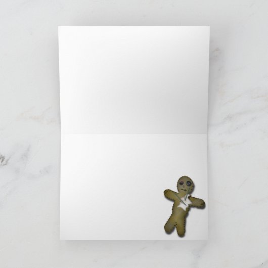 Voo Doo Dolls Feestdagen Kaart (Binnen)