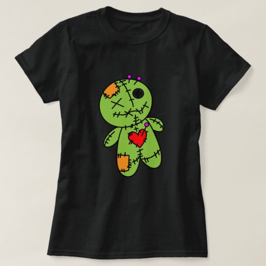 Voo Doo Groen T-shirt voor dames (Design voorkant)