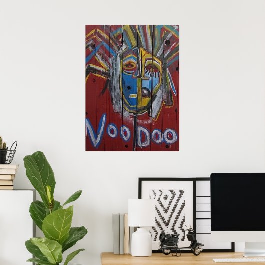 VOO DOO POSTER (Thuiskantoor)