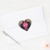 Voodoekjes ~ Cave Hart Sticker (Envelop)