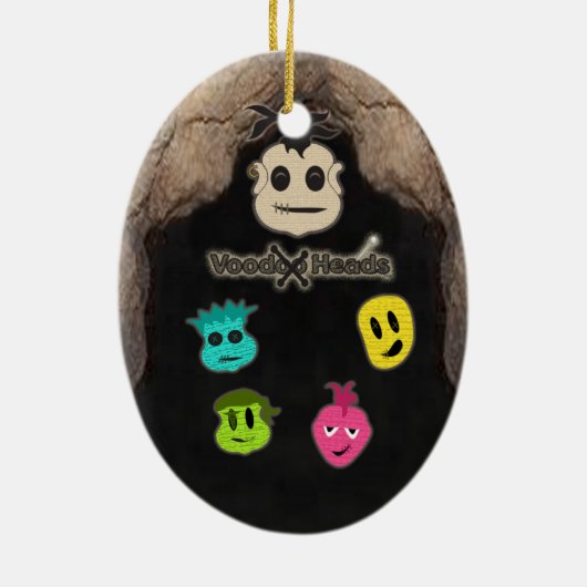 Voodoekjes ~ Cave Keramisch Ornament (Achterkant)