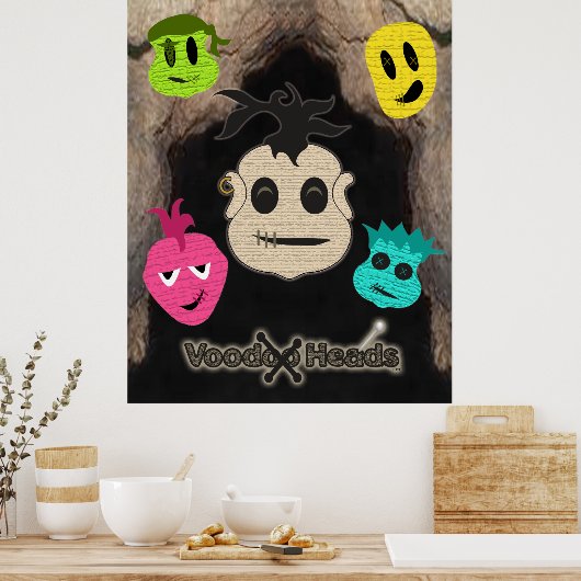 Voodoekjes ~ Cave Poster (Keuken)