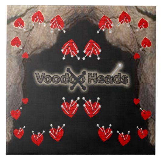 Voodoekjes ~ Cave Tegeltje (Voorkant)