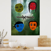 Voodoekjes ~ Moeras Poster (Keuken)