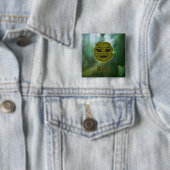 Voodoekjes ~ Moeras Vierkante Button 5,1 Cm (In situ)
