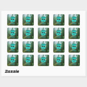 Voodoekjes ~ Moeras Vierkante Sticker (Vel)