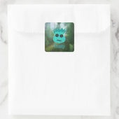 Voodoekjes ~ Moeras Vierkante Sticker (Tas)