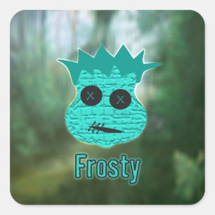 Voodoekjes ~ Moeras Vierkante Sticker