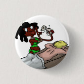 Voodoo Acupunctie Ronde Button 3,2 Cm (Voorkant)