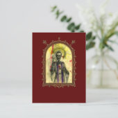 VooDoo Blues bisschop Briefkaart (Staand voorkant)