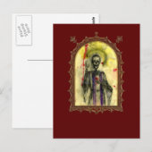 VooDoo Blues bisschop Briefkaart (Voorkant / Achterkant)
