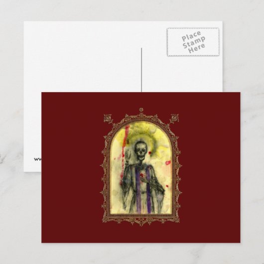 VooDoo Blues bisschop Briefkaart (Voorkant / Achterkant)