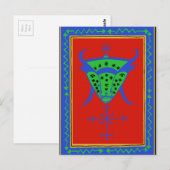 VooDoo BoSou Geest Briefkaart (Voorkant / Achterkant)
