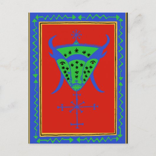 VooDoo BoSou Geest Briefkaart (Voorkant)