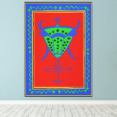 VooDoo BoSou Spirit Canvas Afdruk (Insitu (Houten vloer))