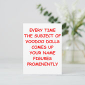 voodoo briefkaart (Staand voorkant)