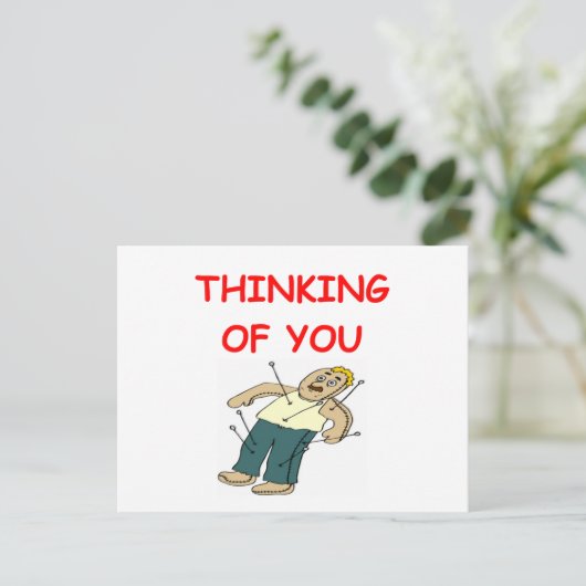 voodoo briefkaart (Staand voorkant)