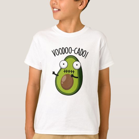 Voodoo-cado Funny Avocado Pun T-shirt (Voorkant)