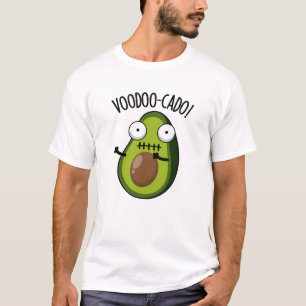 Voodoo-cado Grappige Avocado Woordspeling T-shirt