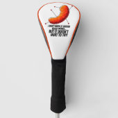 Voodoo Cheese Puff - Anti Trump-grap Golfheadcover (Voorkant)