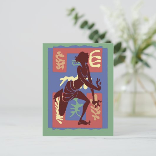 Voodoo Dancer After Matisse Briefkaart (Staand voorkant)