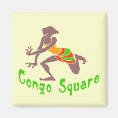 Voodoo Dancer Congo Plein Magneet (Voorkant)