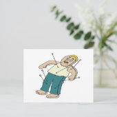 Voodoo Doll Briefkaart (Staand voorkant)
