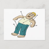 Voodoo Doll Briefkaart (Voorkant)