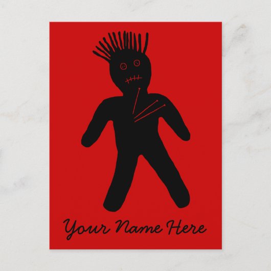 Voodoo Doll Briefkaart (Voorkant)